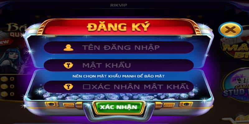 Tạo tài khoản để chơi game bầu cua trên Rikvip 